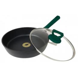 Сковорідка RINGEL Herbal 26 см глибока, з кришкою