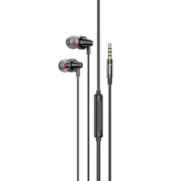 Дротові навушники Hoco M90 Delight Shadow Black з мікрофоном