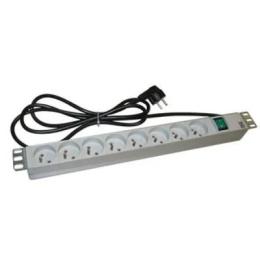Силовий блок MOLEX 25.D0150P3 White 19 1U 8хсhukо, з вимикачем