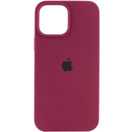 Чохол-накладка EpiK Silicone Case Full Protective (AA) для iPhone 14 Maroon