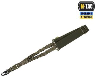 Тактичний ремінь M-Tac одноточковий еластичний Ranger Green (10200023)