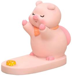 Тримач-підставка для телефона EpiK Funny Animals Piggy with cake