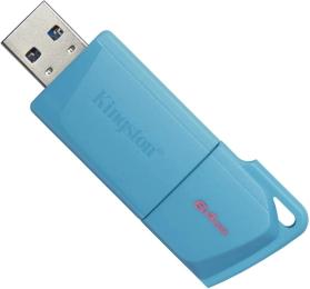 Флеш память Kingston 64GB DataTraveler Exodia M USB 3.2 Gen 1 Aqua Blue (KC-U2L64-7LB)
