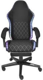 Ігрове крісло AGN AGN09-21 Black 3 клас,150 кг, 80мм, RGB підсвітка