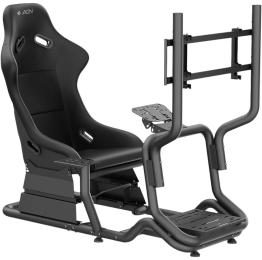Кокпіт AGN AGN03-BS-KP02 Black із кріпленням для керма, монітора, педалей та коробки передач