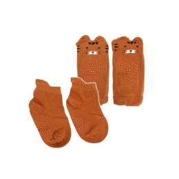 Дитячі шкарпетки Mega Zayka MGZ-0649 Orange Тигр+ наколінники