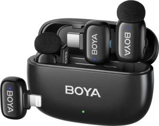 Мікрофон BOYA mini 2-01 Type-C/Lightning Black