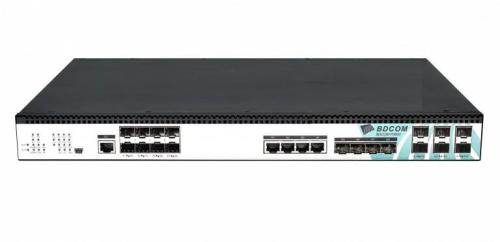 Світч BDCOM OLT P3600-08E 8xPON, 4x1G RJ45, 4x1G SFP, 6x10G/1G SFP+, AC220V