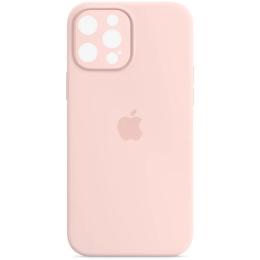 Чохол-накладка EpiK Silicone Case Full Camera Protective (AA) для iPhone 14 Pro Chalk Pink