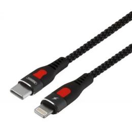 Дата-кабель Remax RC-188 1m CL Lesu Pro Type-C(тато) - Lightning(тато) Black PD 20W (RC-188i)