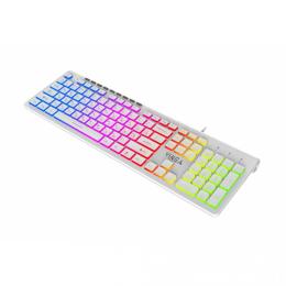 Клавіатура Vinga KB-460 White (ENG/UKR)