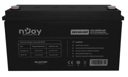 Акумулятор для ДБЖ NJOY GE15012KF 12V (BTVGCLTODHLKFCN01B) Black