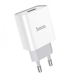Адаптер живлення для телефона Hoco C81A Asombroso single port White