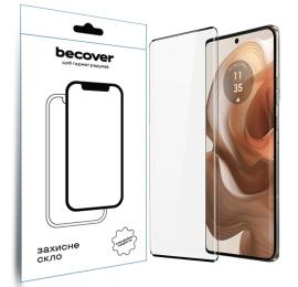 Захисне скло BeCover EDGE для Motorola Edge 50 Ultra Black (712345)