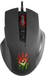 Мишка Defender Wolverine GM-700L RGB, 7 кнопок, 12800 dpi