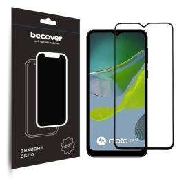 Захисне скло BeCover Glass для Motorola Moto E13 Black (708843)