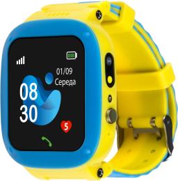 Смарт-годинник AmiGo GO004 Splashproof Camera + LED Blue Yellow GLORY
