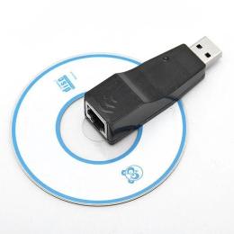 Перехідник Infinity USB (тато)  -  Ethernet RJ45 (мама) RTL Black
