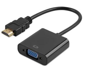 Перехідник Infinity HDMI (тато) - VGA (мама) OEM Black