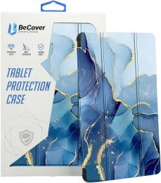 Чохол-книжка для планшета BeCover Soft Edge TPU для Xiaomi Redmi Pad SE 8.7 Blue Marble з кріпленням для стилуса (712572)