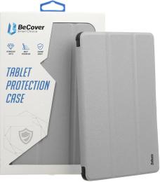 Чохол-книжка для планшета BeCover Soft Edge TPU для Xiaomi Redmi Pad SE 8.7 Light Gray з кріпленням для стилуса (712568)