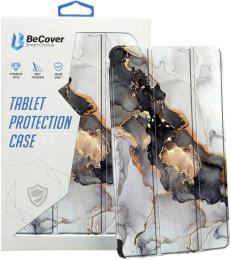 Чохол-книжка для планшета BeCover Soft Edge TPU для Xiaomi Redmi Pad SE 8.7 Marble Gray з кріпленням для стилуса (712575)