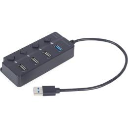 USB-хаб Gembird UHB-U3P1U2P3P-01 Black