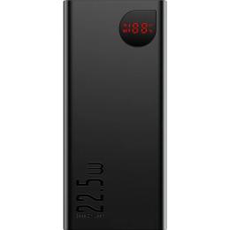 Зовнішній портативний акумулятор Baseus Adaman Metal Digital Display 20000mAh 22.5W Black (PPAD070101)