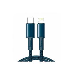 Дата-кабель Baseus High Density Braided Fast Charging CATLGD-03 Type-C (тато) - Lightning (тато) PD 20W 1m Blue