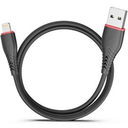 Дата-кабель Pixus USB 2.0 AM (тато) - Lightning (тато) Black (4897058531350)