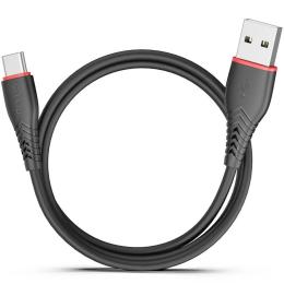 Дата-кабель Pixus Start USB 2.0 (тато) - Type-C (тато) 1m Black (4897058531367)