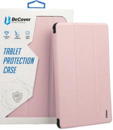 Чохол-книжка для планшета BeCover Soft Edge TPU для Xiaomi Redmi Pad SE 8.7 Pink з кріпленням для стилуса (712570)