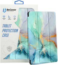 Чохол-книжка для планшета BeCover Soft Edge TPU для Xiaomi Redmi Pad SE 8.7 Green Marble з кріпленням для стилуса (712574)