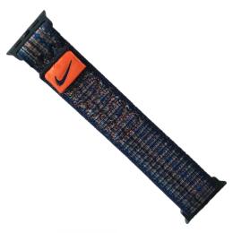 Ремінець для смарт-годинника Infinity для Apple Watch Nike Sport Loop 42/44/45/49 Orange Game Royal