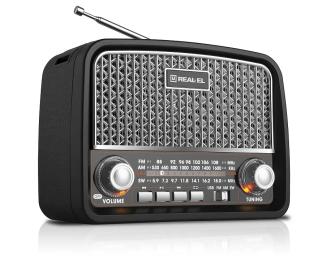 Радіоприймач REAL-EL X-520 Black (EL121800006)