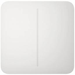 Клавіша для вимикача Ajax SoloButton 2-gang for LightSwitch White