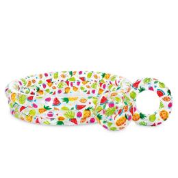 Іграшковий басейн Intex Фрукти 59469-3 з мячем та кругом