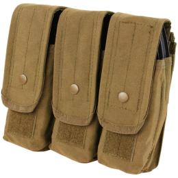 Тактичний підсумок Condor TRIPLE AR/AK MAG Coyote для 3-х магазинів, закритий (MA33-498)