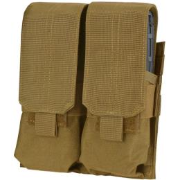 Тактичний підсумок Condor DOUBLE M4 MAG Coyote для 2-х магазинів, закритий (MA4-498)