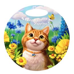 Дошка кухонна Ubumblebees PSF155 Рудий котик