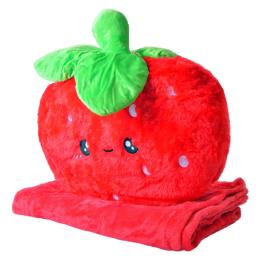 Мяка іграшка-плед A-Toys MP01 Strawberry іграшка 40 см плед 80*120 см
