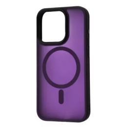 Чохол-накладка WAVE Matte Insane Case with Magnetic Ring iPhone 15 Deep Purple