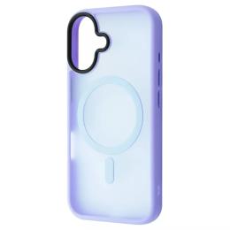 Чохол-накладка WAVE Matte Insane Case with Magnetic Ring iPhone 16 Light Blue