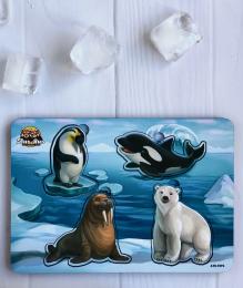 Пазл Ubumblebees PSD102 вкладиш Арктика Мама і малюк