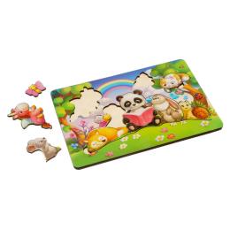 Пазл Ubumblebees PSD177 Звірі на лісовій галявині