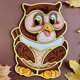 Пазл Ubumblebees PSD087 (контурний) Сова