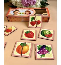 Пазл Ubumblebees PSF075 Половинки. Фрукти