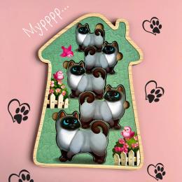 Сортер Ubumblebees PSF066 Веселі котики