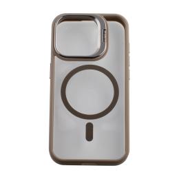 Чохол-накладка Infinity MagSafe CAMERA GLASS PROTECTION для iPhone 15 Pro Max Gray (2000000372471)