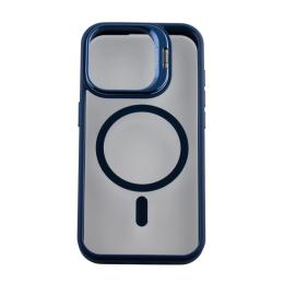 Чохол-накладка Infinity MagSafe CAMERA GLASS PROTECTION для iPhone 15 Pro Dark Blue (2000000372365)